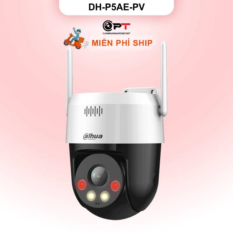 Ảnh sản phẩm Camera WiFi Dahua DH-P5AE-PV 5MP xoay 360° báo động AI - hình 2