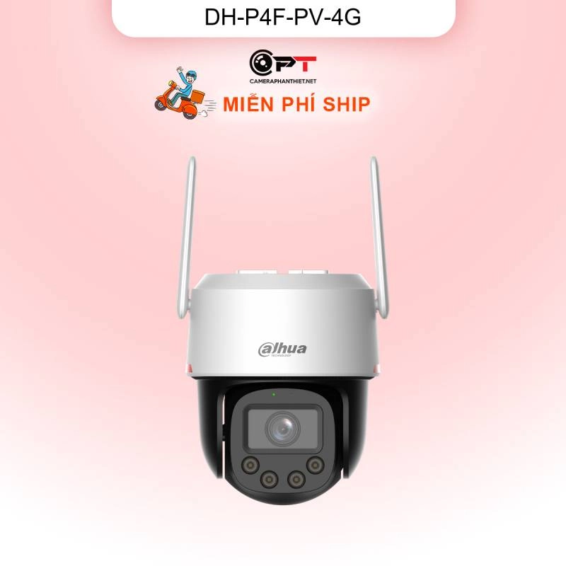 Ảnh sản phẩm Camera WiFi Dahua DH-P4F-PV-4G 4MP đêm có màu báo động AI 4G ngoài trời - hình 6