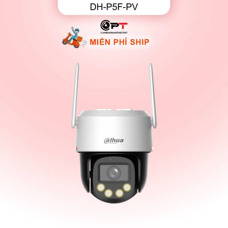 Ảnh sản phẩm Camera WiFi Dahua DH-P5F-PV 5MP có màu đêm báo động AI ngoài trời - hình 2