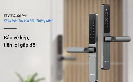 Khóa 2 mặt vân tay tiện dụng