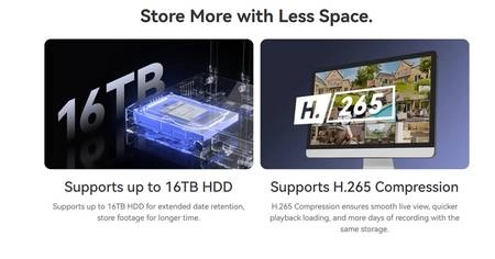 Lưu trữ nhiều hơn với dung lượng lên đến 16TB