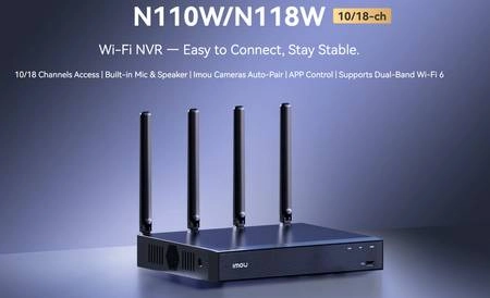 Đầu ghi hình Wi-Fi Imou N110W/N118W – Kết nối dễ dàng, vận hành ổn định