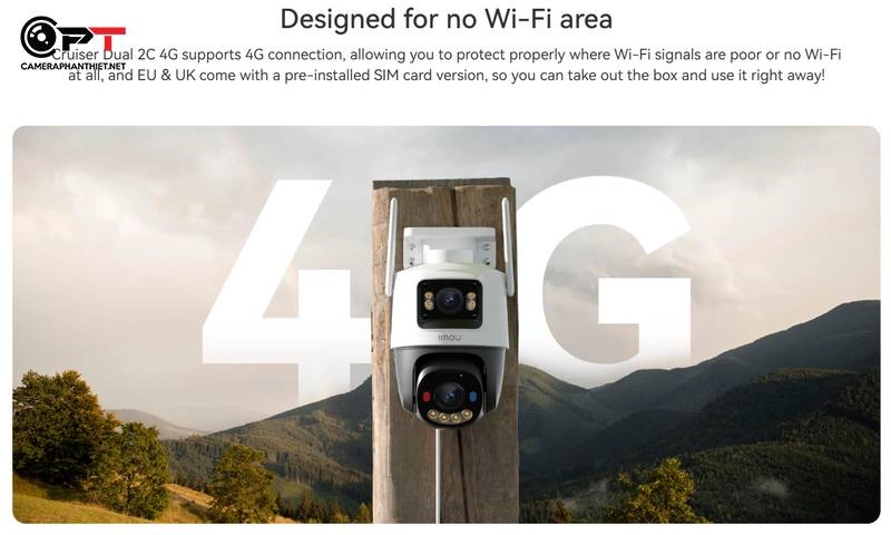 Camera imou 4g có bắt được wifi không