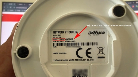 Mật khẩu mặc định camera wifi dahua