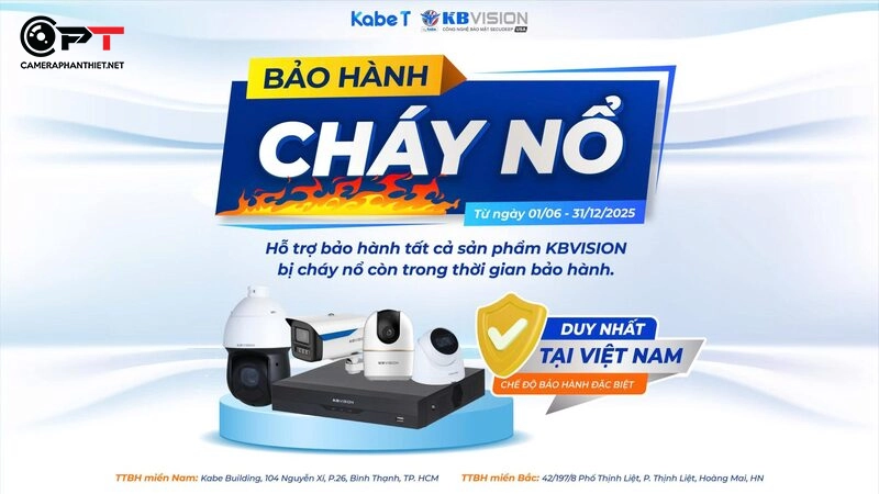 Camera ip KBVision - Giải pháp an ninh chất lượng cao