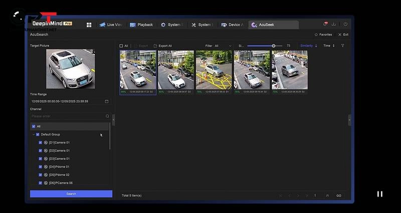 Hikvision AcuSeek giúp tìm người, tìm xe thế nào?