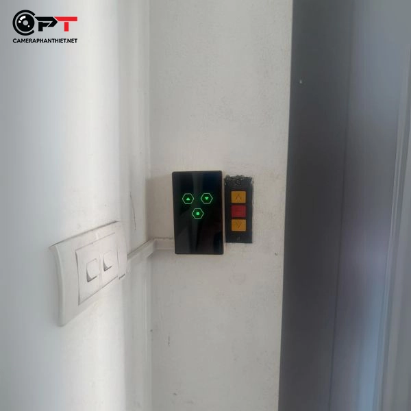 Ảnh sản phẩm Công tắc cửa cuốn thông minh Hunonic Door (Trắng - Đen) - hình 3