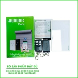 Công tắc cửa cuốn thông minh Hunonic Door (Trắng - Đen)