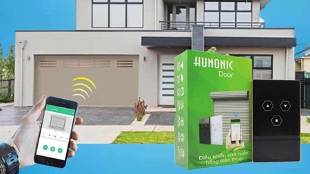 Cửa cũ sử dụng remote hoàn toàn có thể lắp đặt hệ thống điều khiển từ xa qua điện thoại