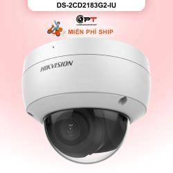 Camera Hikvision  DS-2CD2183G2-IU Camera  IP bán cầu 8MP chuẩn nén H265+