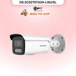 Camera Hikvision  DS-2CD2T87G2H-LISU/SL Camera IP Thân trụ 8MP - CÓ MÀU 2424 tích hợp MIC cảnh báo bằng âm thanh và đèn