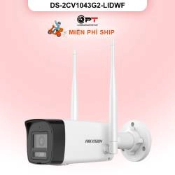 Camera wifi Hikvision DS-2CV1043G2-LIDWF - Camera IP hình trụ 4MP - tích hợp micro hỗ trợ WIFI 6