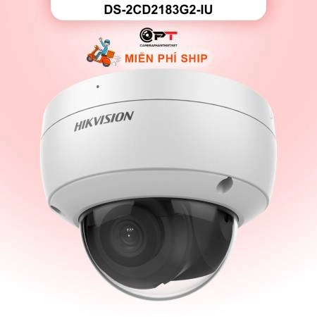 Camera Hikvision  DS-2CD2183G2-IU Camera  IP bán cầu 8MP chuẩn nén H265+ ảnh 