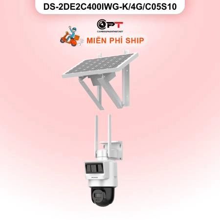 Camera Hikvision  DS-2DE2C400IWG-K/4G/C05S10 Camera IP PT 4G Năng lượng mặt trời ảnh 
