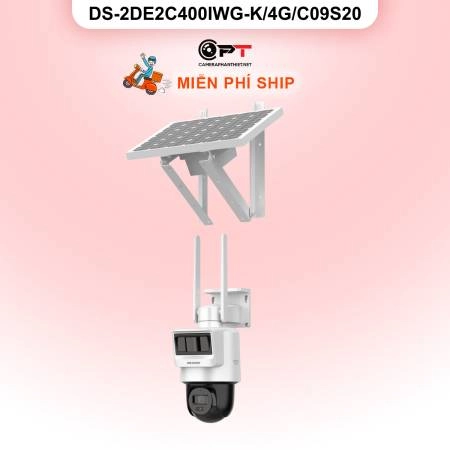 Camera Hikvision  DS-2DE2C400IWG-K/4G/C09S20 Camera IP PT 4G Năng lượng mặt trời ảnh 