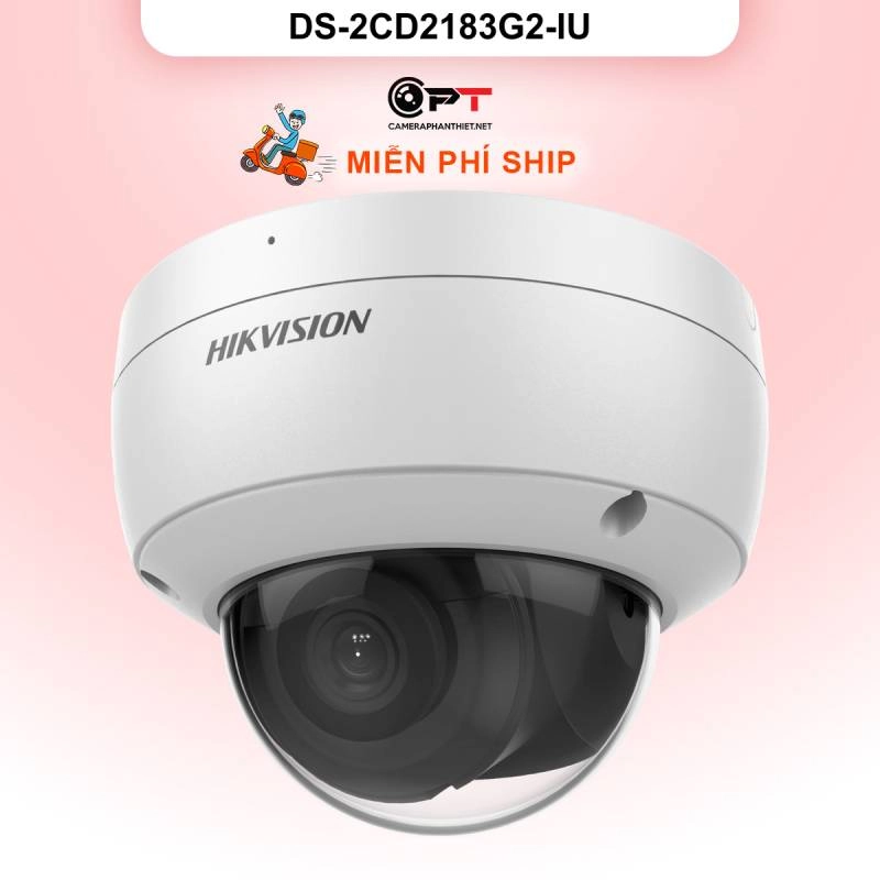 Ảnh sản phẩm Camera Hikvision  DS-2CD2183G2-IU Camera  IP bán cầu 8MP chuẩn nén H265+ - hình 2