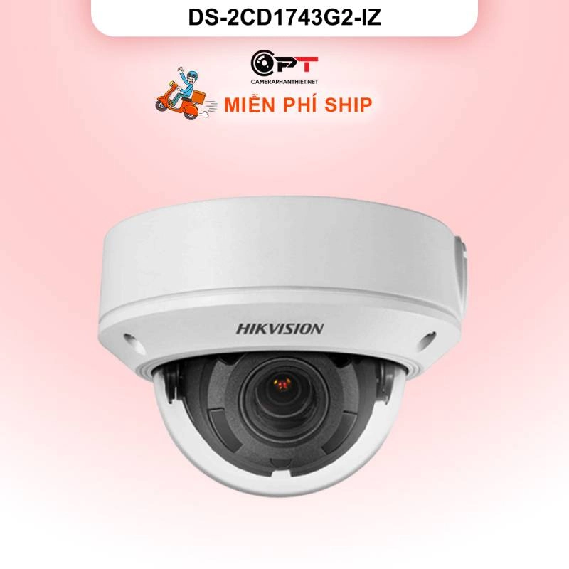 Ảnh sản phẩm Hikvision DS-2CD1743G2-IZ Camera IP Dome hồng ngoại 4MP - hình 2
