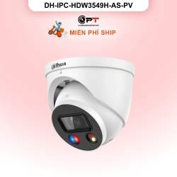 Camera IP Dahua DH-IPC-HDW3549H-AS-PV 5MP - có thu âm, báo động đèn còi
