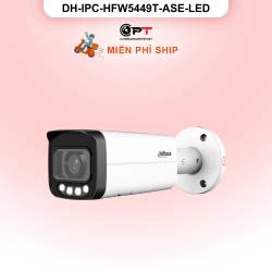 Camera IP Dahua DH-IPC-HFW5449T-ASE-LED 4MP - có thu âm, đèn trợ sáng