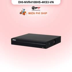 Đầu ghi hình IP Dahua DHI-NVR4108HS-4KS3-VN | 8 kênh, 4K | Chính hãng
