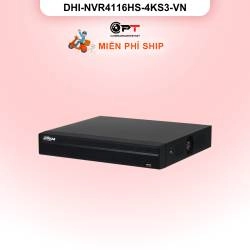 Đầu ghi hình IP Dahua DHI-NVR4116HS-4KS3-VN | 16 kênh, 4K | Chính hãng