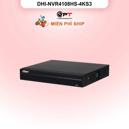 Đầu ghi hình IP Dahua DHI-NVR4108HS-4KS3 | 8 kênh, 4K | Chính hãng ảnh 