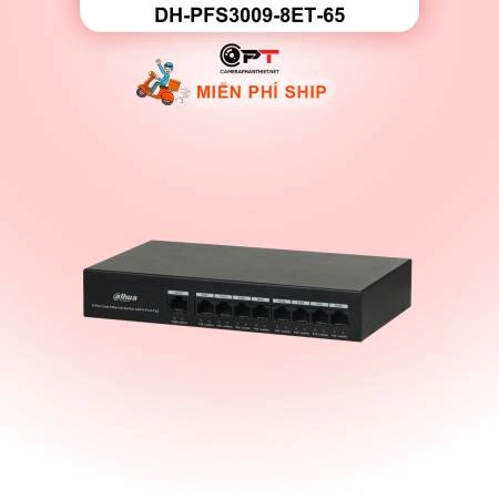 Switch Dahua 8 port POE 10/100 DH-PFS3009-8ET-65 ảnh 