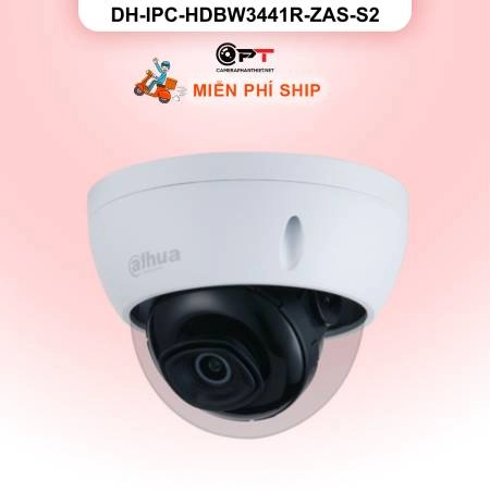 Camera IP Dahua DH-IPC-HDBW3441R-ZAS-S2 4MP - motorized, có thu âm ảnh 