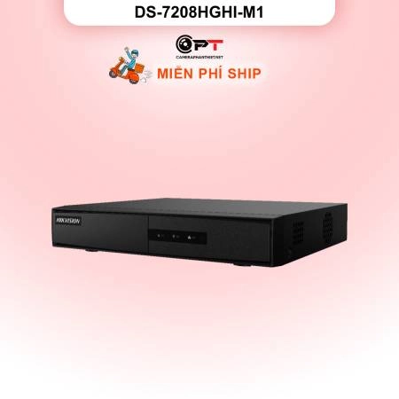 Đầu thu camera analog HD DVR HIKVISION 8 Kênh 1 Ổ cứng DS-7208HGHI-M1 ảnh 
