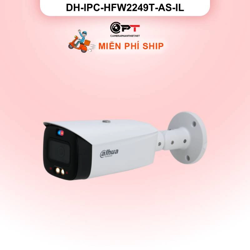 Ảnh sản phẩm Camera IP Dahua DH-IPC-HFW2249T-AS-IL 2MP - có thu âm, đèn trợ sáng - hình 2