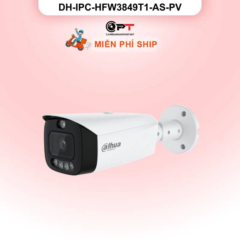 Ảnh sản phẩm Camera IP Dahua DH-IPC-HFW3849T1-AS-PV 8MP - có thu âm, báo động đèn còi - hình 2