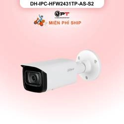 Camera IP Dahua DH-IPC-HFW2431TP-AS-S2 4MP - có thu âm