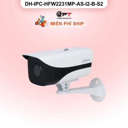 Camera IP Dahua DH-IPC-HFW2231MP-AS-I2-B-S2 2MP - có thu âm ảnh 