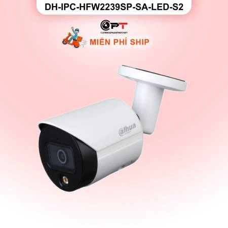Camera IP Dahua DH-IPC-HFW2239SP-SA-LED-S2 2MP - có thu âm, đèn trợ sáng ảnh 