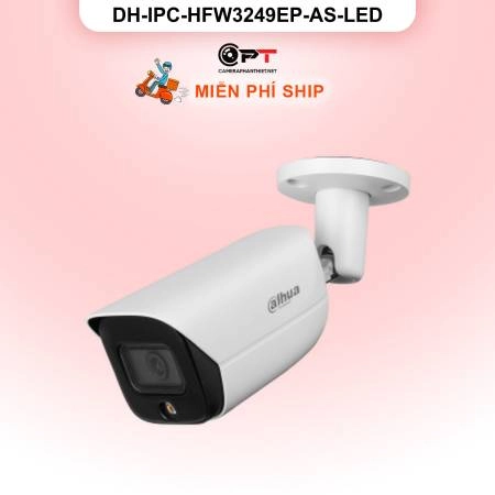 Camera IP Dahua DH-IPC-HFW3249EP-AS-LED 2MP - có thu âm, đèn trợ sáng ảnh 