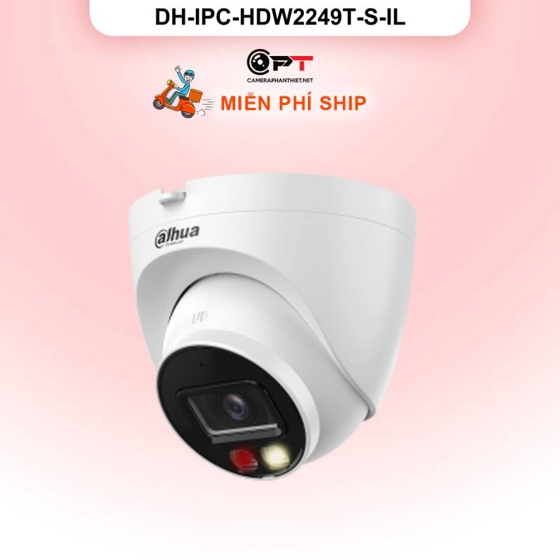 Ảnh sản phẩm Camera IP Dahua DH-IPC-HDW2249T-S-IL 2MP - đèn trợ sáng - hình 1