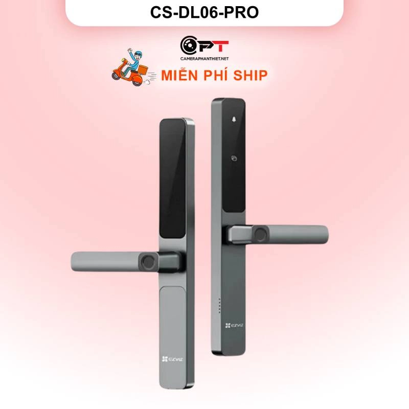 Ảnh sản phẩm Khóa thông minh ezviz CS-DL06-PRO 2 mặt vân tay, cửa nhôm - hình 1