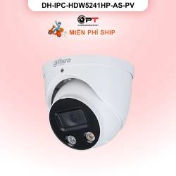 Camera IP Dahua DH-IPC-HDW5241HP-AS-PV 2MP - có thu âm, báo động đèn còi