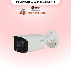 Camera IP Dahua DH-IPC-HFW5241TP-AS-LED 2MP - có thu âm, đèn trợ sáng