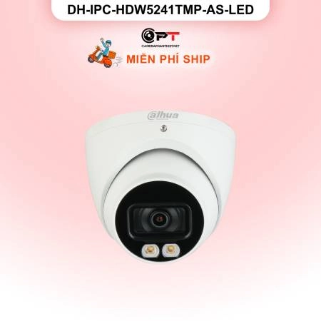 Camera IP Dahua DH-IPC-HDW5241TMP-AS-LED 2MP - có thu âm, đèn trợ sáng ảnh 