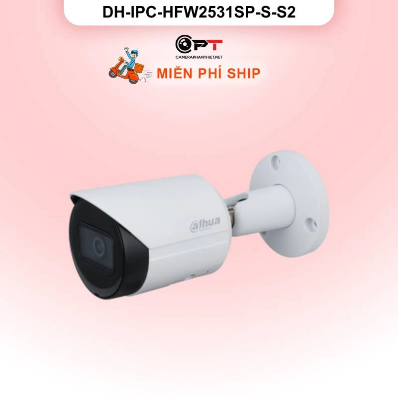 Ảnh sản phẩm Camera IP Dahua DH-IPC-HFW2531SP-S-S2 5MP - hình 1