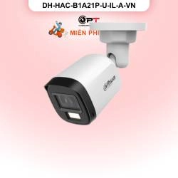 Camera HDCVI Dahua DH-HAC-B1A21P-U-IL-A-VN - đèn trợ sáng, có thu âm