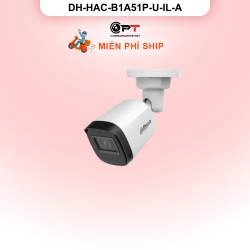 Camera HDCVI Dahua DH-HAC-B1A51P-U-IL-A - đèn trợ sáng, có thu âm
