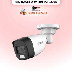 Camera HDCVI Dahua DH-HAC-HFW1200CLP-IL-A-VN 2MP - đèn trợ sáng, có thu âm