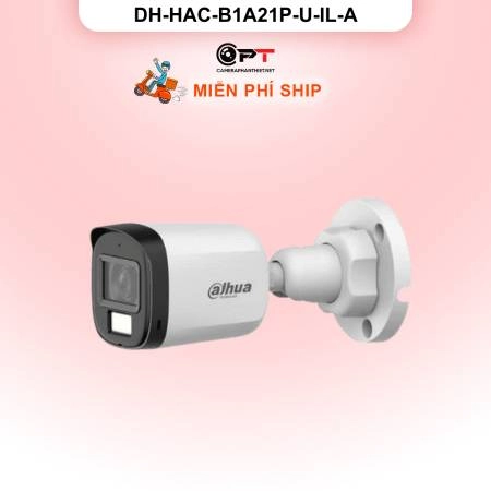 Camera HDCVI Dahua DH-HAC-B1A21P-U-IL-A - đèn trợ sáng, có thu âm ảnh 