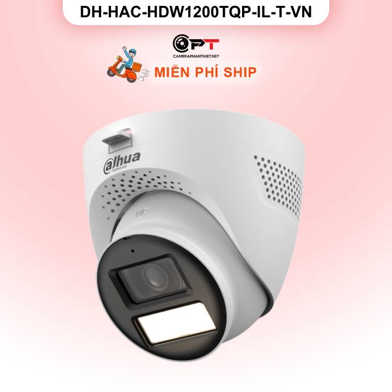 Ảnh sản phẩm Camera HDCVI Dahua DH-HAC-HDW1200TQP-IL-T-VN 2MP - đèn trợ sáng - hình 1