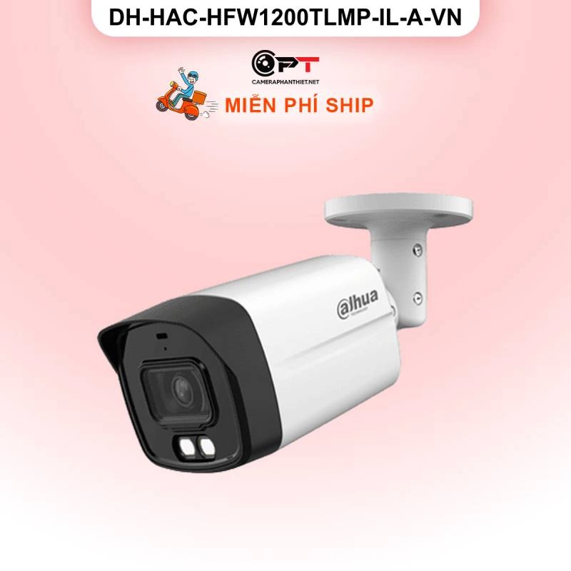 Ảnh sản phẩm Camera HDCVI Dahua DH-HAC-HFW1200TLMP-IL-A-VN 2MP - đèn trợ sáng, có thu âm - hình 1