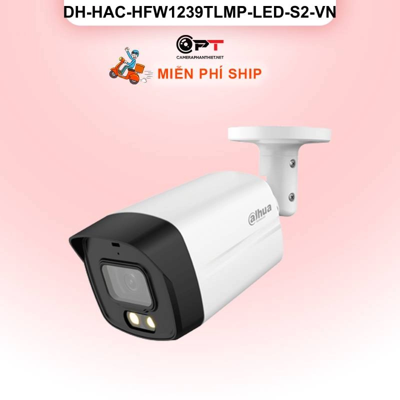 Ảnh sản phẩm Camera HDCVI Dahua DH-HAC-HFW1239TLMP-LED-S2-VN 2MP - đèn trợ sáng - hình 1