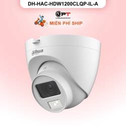 Camera HDCVI Dahua DH-HAC-HDW1200CLQP-IL-A 2MP - đèn trợ sáng, có thu âm