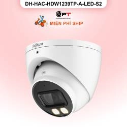 Camera HDCVI Dahua DH-HAC-HDW1239TP-A-LED-S2 2MP - có thu âm, đèn trợ sáng
